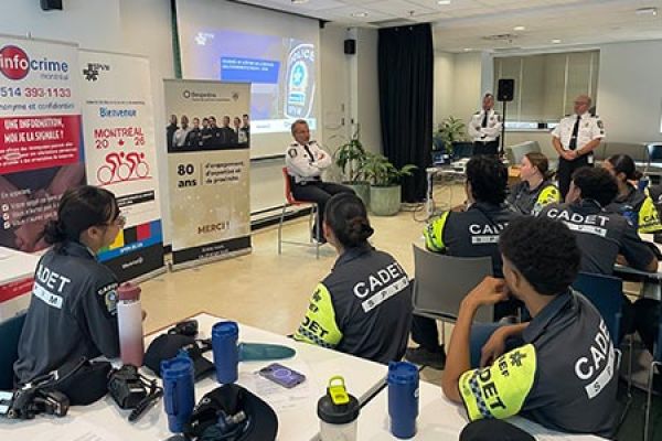 Le directeur Dagher à la rencontre de ses cadets