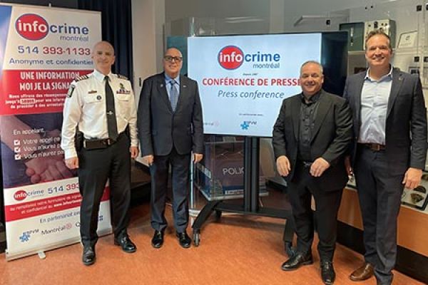 Info-Crime Montréal présente son récent bilan d’activités